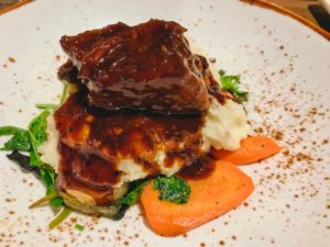 BRAISED SHORT RIB Dinner - Black Pepper Bourbon Demiglaze